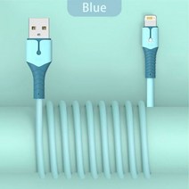 YUTOOL Quick Charge USB Cable For iPhone 14 13 12 11 Pro Max XS 6s 7 8 Plus Origin Mobile Phone Char, 파란_2m