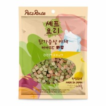 [펫츠루트]셰프요리 찜쿡 400g 8종 애견간식 사사미, 1개, 03.셰프요리 닭가슴살 야채