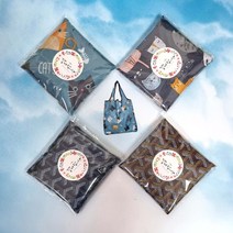 접이식 휴대용 장바구니 편의점 가방 쇼핑백 단체 두꺼운 210D옥스포드천, 네이비s, 1개