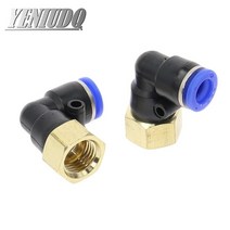 유압호스 PLF quot호스 OD 4-12mm-내부 나사 m5quot 1/8 quot1/4quot 3/8 quot1/2quot 공압 암 엘보 커넥터 튜브 에어 푸시 인 피팅, 02 6mm OD Hose_05 M5