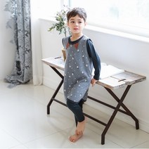 삐삐롱 꼬지비 와일드베어 남보온수면조끼(18F2295HOTB_GR)