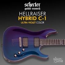 [공식대리점] Schecter HELLRAISER HYBRID C-1 Ultra Violet / 쉑터 헬레이저 하이브리드 C1 / 부산 삼광악기