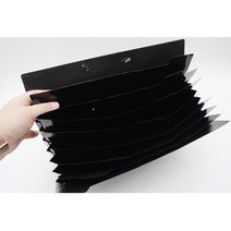 인덱스화일 검정8칸 아코디언화일