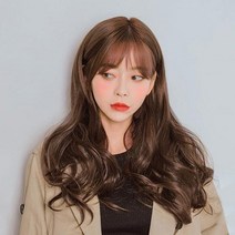 가발매니아 리치펌 글램루즈 5헤어피스 49cm 똑딱이 붙임머리 (제디원사), 레드브라운, 1개