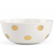 레녹스 리빙 디너웨어 식기 그릇 접시 Kate Spade 뉴욕 에버든 레인 254cm(10인치) 서빙 볼 뉴레녹스