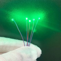 3V 사전 유선 0805 SMD led 7 가지 색상 가능 30cm 연결 와이어 취미 모델 키트철도철도스타십건담 조명 279096, 5PCS 0805 Green
