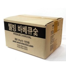 캠핑용 바베큐숯3Kg/숯불 구이용숯/참숯/백탄/차콜/캠핑/펜션1163031 L3