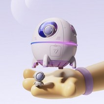 220ML Usb 휴대용 전기 Usb 에센셜 오일 아로마 디퓨저 기계 우주 캡슐 모양 Led 조명 미스트 메이커, [02] Pink Num1
