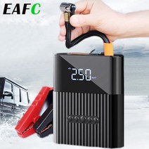 점프선 휴대용 고용량 케이블 24v EAFC 2 인 1 자동차 점프 스타터 및 팽창기 펌프 8800mAh 보조베터리 비, 한개옵션0