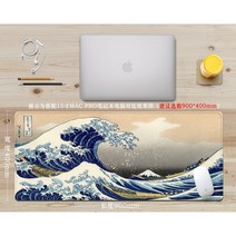 크기6종류 마우스 키보드 책상 게이밍 장패드 명화 모네 반고흐 피카소 데스크매트, 700x300mm, 수련 - 모네