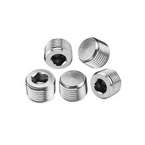 Yoebor 870826 Metalwork 304 Stainless Steel Pipe Fitting Hex Countersunk Plug 18