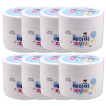 해호 삼현제약 토닥 베이비파우더 100ml 8개, 단품, 단품
