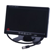 후석모니터 자동차 캠핑카TV 모니터 리어 차량용 7 인치 컬러 tft lcd dc 12v 후면보기 머리 받침 디스플레이 2 채널 비디오 입력 dvd vcd 반전 카메라, 없음