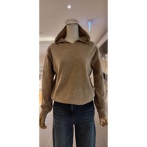 [아이잗바바]BMAE1PO09 홀가먼트 후드 풀오버 니트