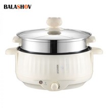 카포트 차량용 커피 포트 온도 텀블러 전기 멀티 쿠커 싱글더블 레이어 냄비 1.7l 1 2인 가정용 논스틱 팬 냄비 밥솥, 단일 층, 유럽 ​​연합