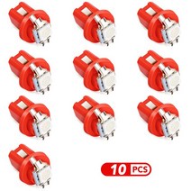 도어라이트 10PCS T5 B8.5D 509T Smd 자동차 Led 램프 혼다 시빅 어코드 적합 Crv Hrv 재즈 시티 CR-Z 요소, 한개옵션1, 03 빨간
