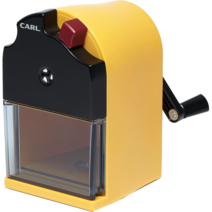아트박스/칼 CARL 2단계 심조절 연필깎이 CMS-110(Yellow)made in Japan