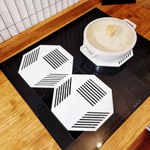 인덕션과 찰떡궁합 스크래치 방지매트 2P세트, 2p, 화이트