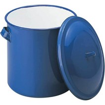 노다호로 법랑 냄비 깊은 국냄비 21cm 외7종, 블루, 27cm 15L