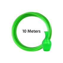 3d 프린트기 printer 기계 출력 대형 쓰리디 프린터 재료 Leoplas 1 75mm 10 및 20 미터 소모품 용 유연한 소프트 tpu 필라멘트 샘플 인쇄 고무 재료, 녹색 10m 30g