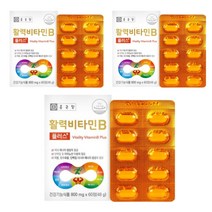 종근당 활력 비타민b 플러스 청소년 수험생 여성 남자 비타민 영양제, 3박스, 60정