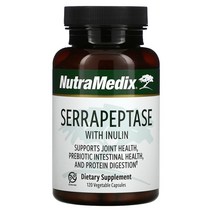 NutraMedix 세라펩타제 이눌린 120베지캡슐 Serrapeptase