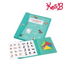 [오감플레이] 캐스비 튼튼원목탱그램 원목교구 모양교구