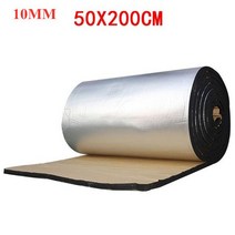 자동차열선시트 50x200cm 5/10/15mm 자동차 사운드 데드너 매트 소음 보닛 단열 후드 엔진 스티커 방화벽, 02 10mm
