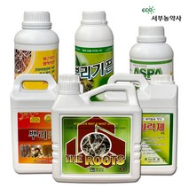 뿌리발근제 식물비료 관주용비료 식물영양제 액비 제품별도구매, D형 뿌리카바4L