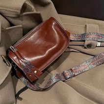 빈티지 베지터블 태닝 가죽 높은 비용 100 소가죽 여성용 숄더 크로스 바디 백 정품 메