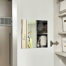 [주차선보는거울] 구우스 프리미엄 벽에 붙이는 안전한 아크릴 거울