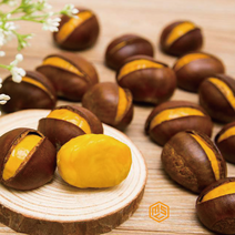 햇밤 칼집 약단밤 생율밤 1kg 옵션선택, 1팩, 2022 햇생율밤1kg-생밤/군밤용