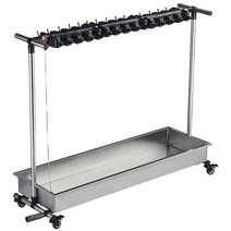 청소도구 정리함 걸이 보관함 빗자루 행거, 후크 8개