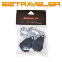 미니로프행거 2개세트 로프라쳇1/8 사이즈 텐트로프 타프 어닝고정 스토퍼