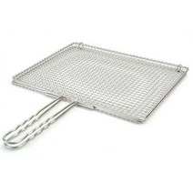 스텐 생선그릴 겹석쇠 고기 석쇠 초벌 불판 소 구이팬, 소 33x26