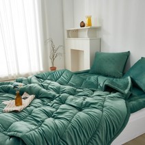 슬리안 실크 극세사 부드러운 알러지케어 항균 겨울이불 세트