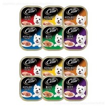 시저캔 강아지 간식 100g 혼합맛 24개입, 혼합
