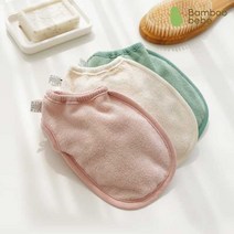 [밤부베베] 순한대나무 톡톡 버블핸드_양면형(아기목욕장갑), 멜로우 핑크