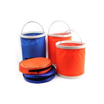 파피앙 설거지통(11L) 캠핑설거지통 다용도물통 접이식물통 세차물통, 설거지통(11L)-레드, 1개