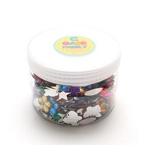 유치원 수업자료 플라워 보석칩 288pcs 오피스 놀이 상상