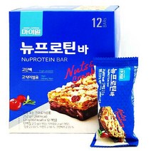 [고객만족 미르쇼핑] 대상 웰라이프 마이밀 뉴프로틴바 21g*12개입 고단백 고식이섬유, 미르쇼핑 대상 웰라이프 마이밀 뉴프로틴바 5박스
