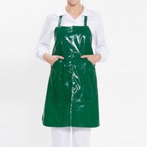미술학원 어린이집 구디백 목걸이형 숏 단면 방수 앞치마 다크그린 요리 주방 원피스 카페 미용실 네일샵 요양원, 상세페이지 참조