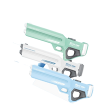 전동물총 대형 자동 워터밤 전자 물총, 싱글 배터리, 스카이블루