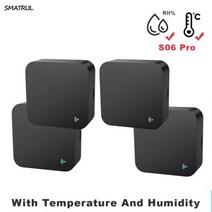 SMATRUL-투야 와이파이 스마트 IR 리모컨 범용 온도 습도 센서 에어컨 팬 TV DVD 알렉사 구글 홈, WIFI-Pro-B-4PC