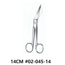 NS LISTER BANDAGE 붕대가위 14CM 02-045-14 시저, 1개