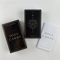 유니버셜웨이트타로카드 동양 색채 전화 클럽 주역 신점7x12 빅 사이즈 소울 카드 타로 데크 78 장 및 종이, 01 XTT10