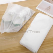 골든트리 부직포 주머니 흰색 중형 32 x 38cm 5개입 파우치 신발커버 주머니, 흰색 중형 (32 x 38cm) 5매입