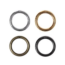 퀼트패키지 퀼트 부자재 오픈키오링 키홀더 17mm 5개입, 니켈