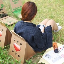 현hmsupre_야외의자 캠핑 휴대용종이 등받이 휴대용♥rebirth, ♥ddureo