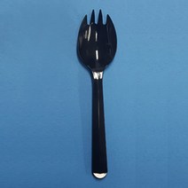 커피바바 블랙 스포크 포크숟가락 개별포장, 3개, 100개입
